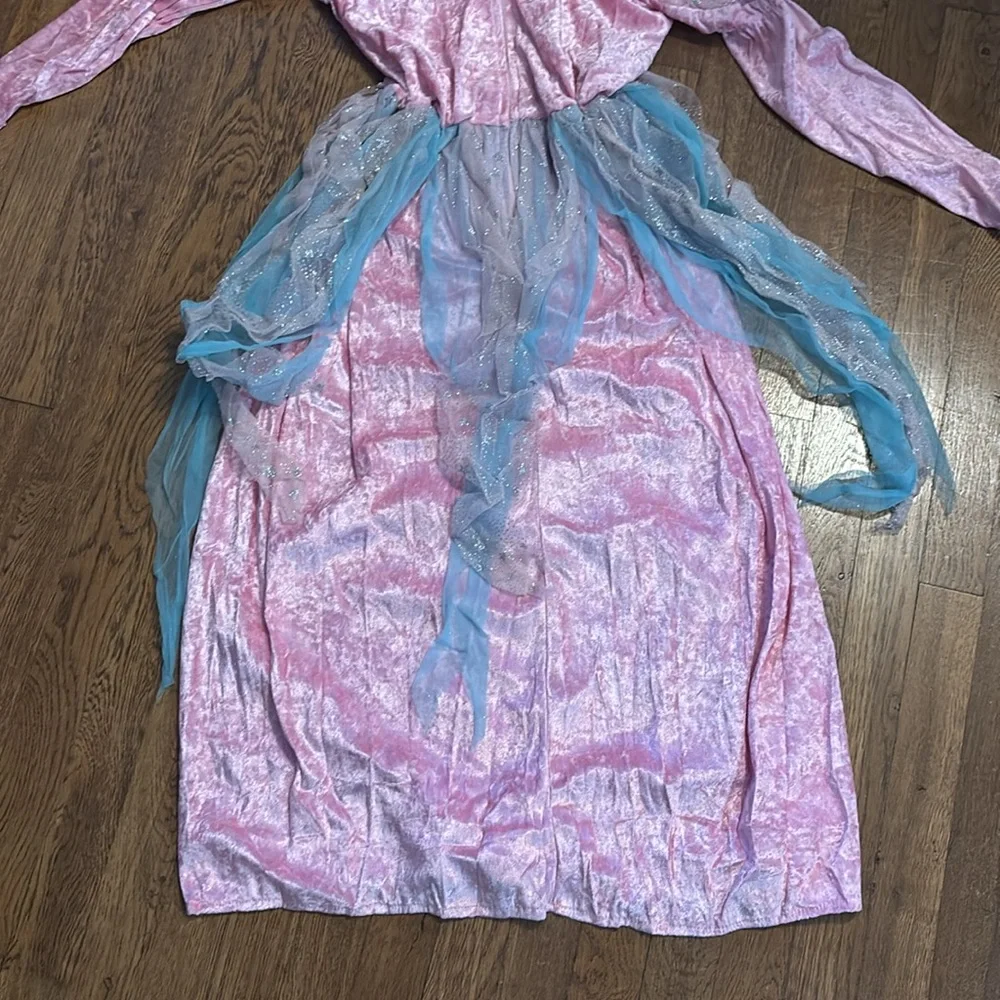 Pink Fairy Princess Dress Costume, Girls Size Large (12-14), Great Condition!